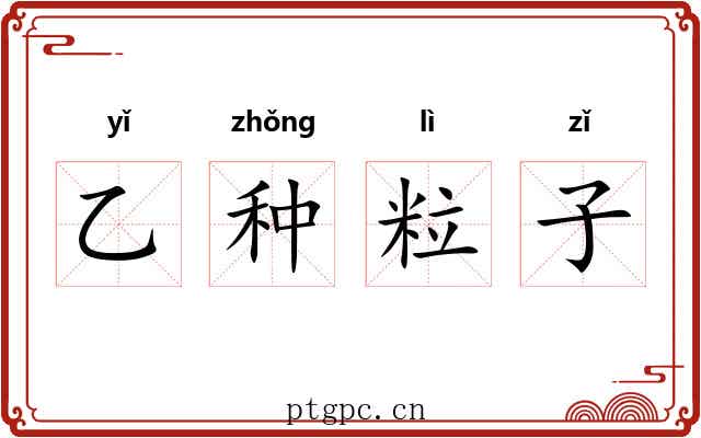 乙种粒子 乙种粒子