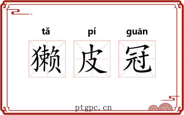 獭皮冠 獭皮冠