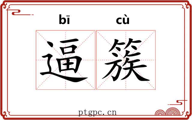 逼簇