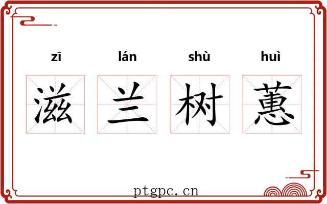 滋兰树蕙 滋兰树蕙