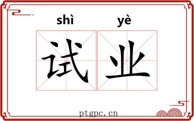 试业