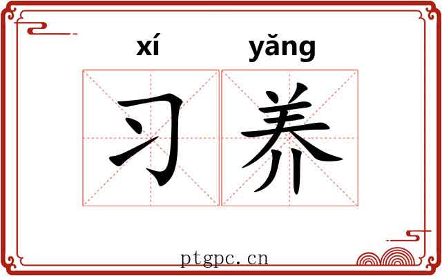 习养 习养