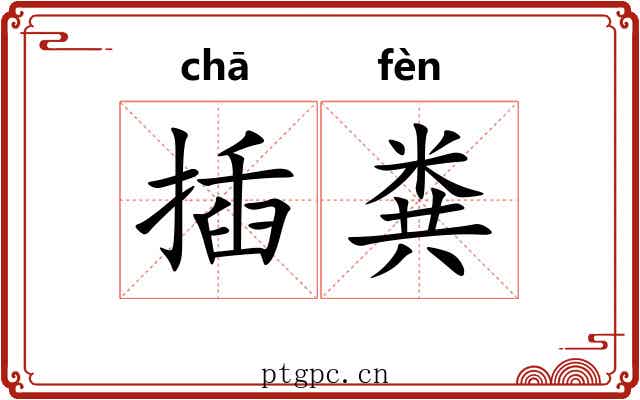 插粪
