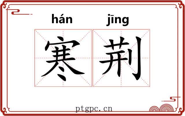 寒荆 寒荆