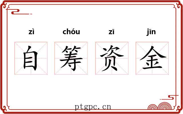 自筹资金 自筹资金