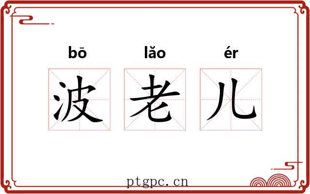 波老儿 波老儿