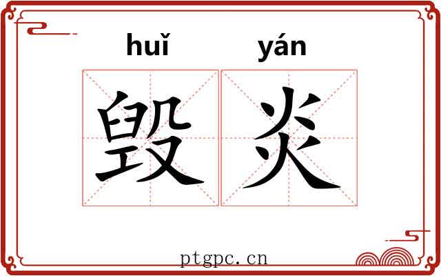 毁炎
