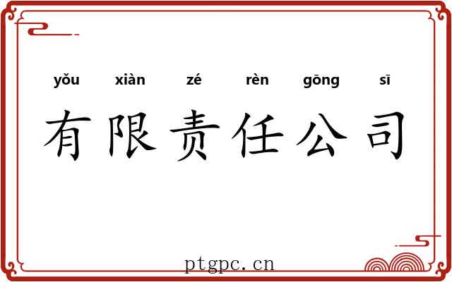 有限责任公司 有限责任公司