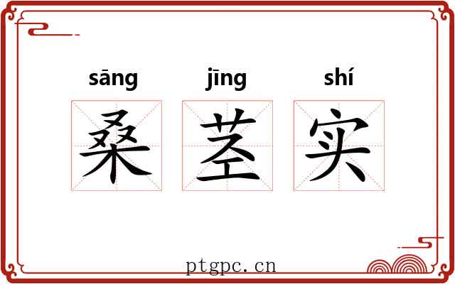 桑茎实 桑茎实