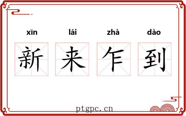新来乍到 新来乍到
