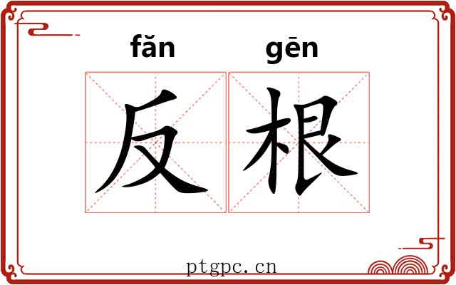 反根 反根