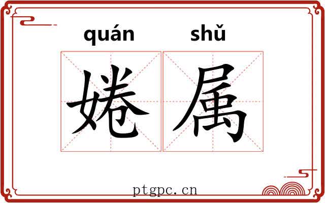 婘属