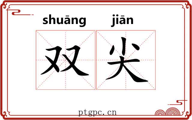 双尖