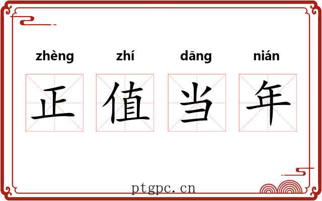 正值当年