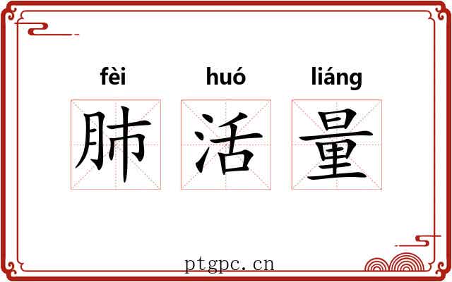 肺活量 肺活量