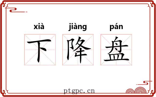 下降盘