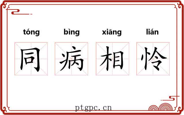同病相怜 同病相怜