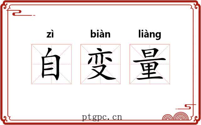 自变量 自变量