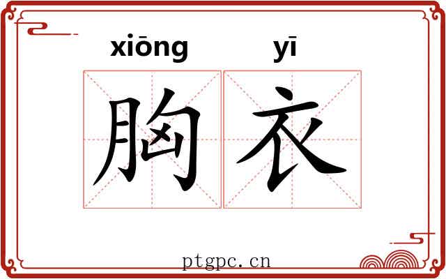 胸衣