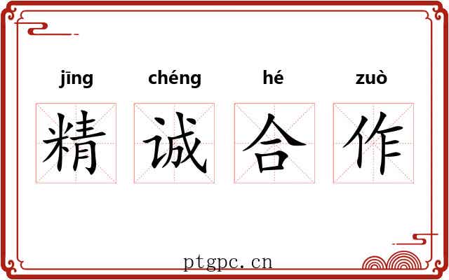 精诚合作 精诚合作