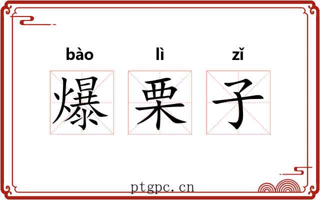 爆栗子 爆栗子