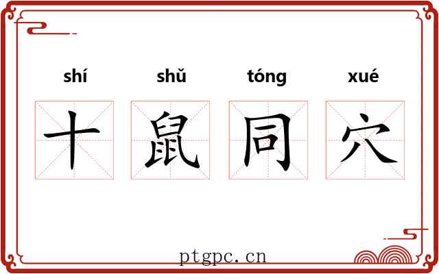 十鼠同穴 十鼠同穴