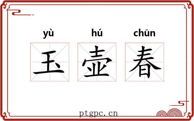 玉壶春