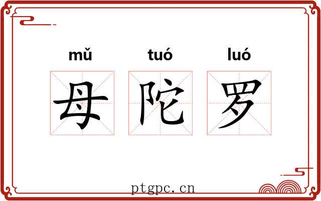 母陀罗 母陀罗