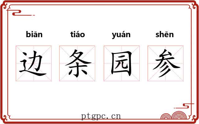边条园参