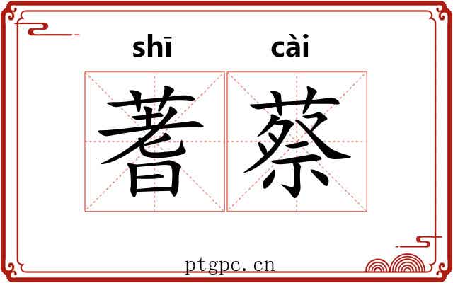 蓍蔡 蓍蔡