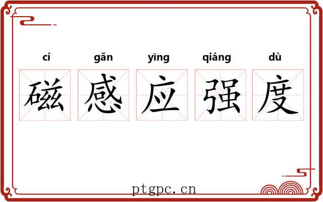 磁感应强度
