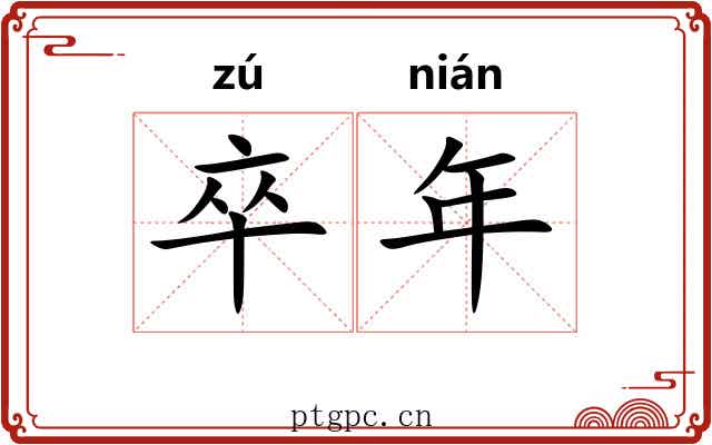 卒年 卒年