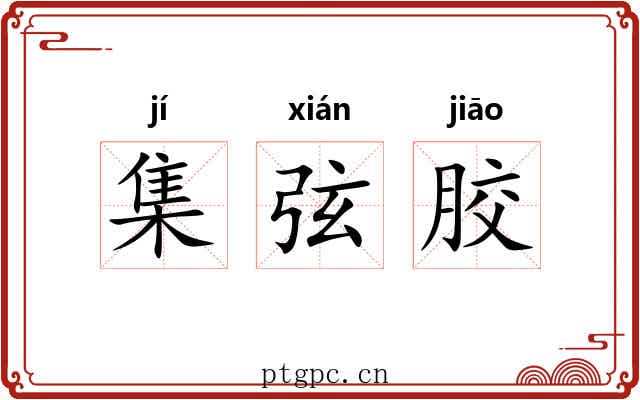 集弦胶 集弦胶