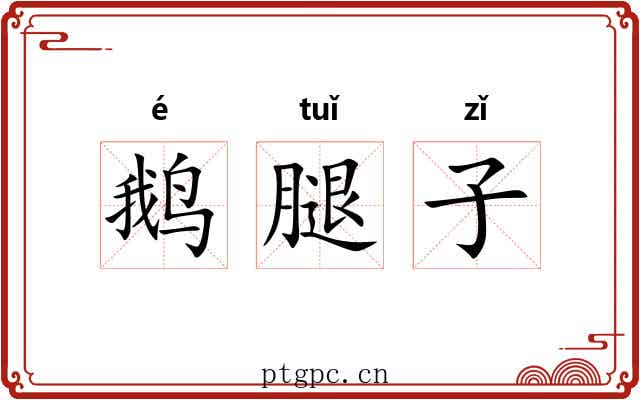 鹅腿子