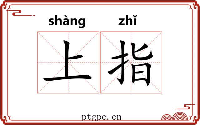 上指