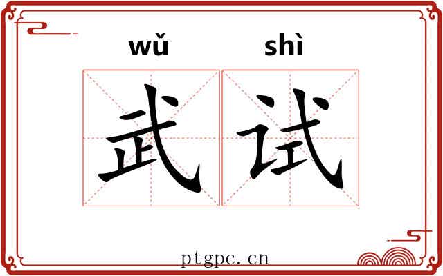 武试