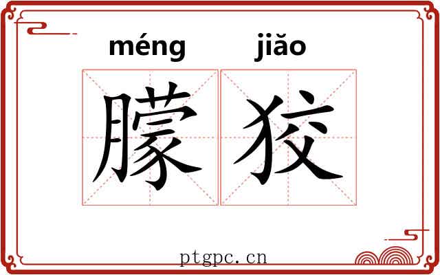 朦狡