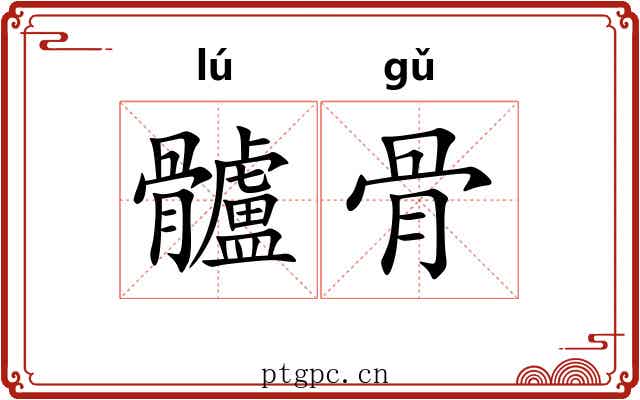 髗骨 髗骨
