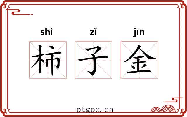 柿子金 柿子金