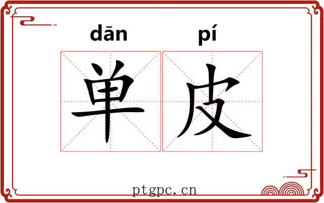 单皮 单皮
