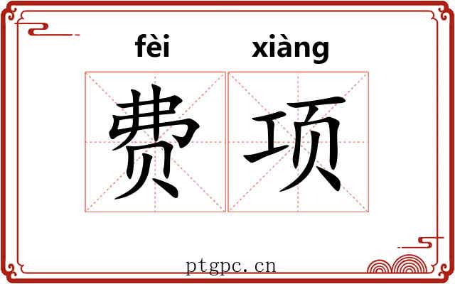 费项