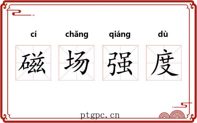 磁场强度