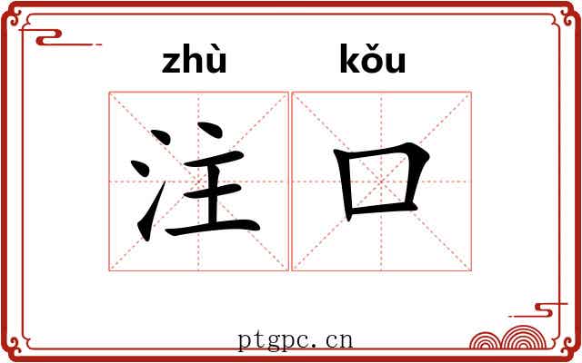 注口