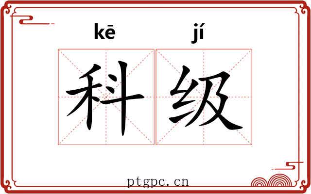 科级 科级