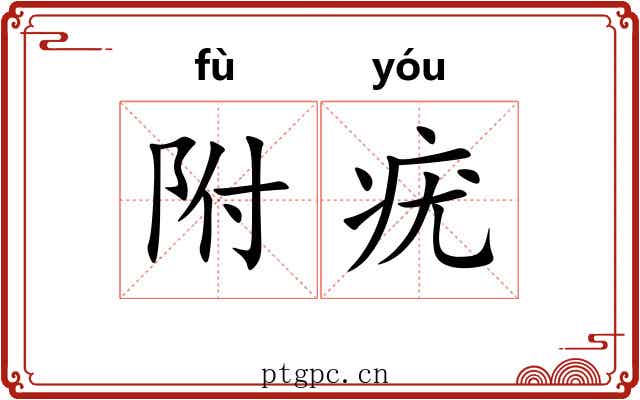 附疣