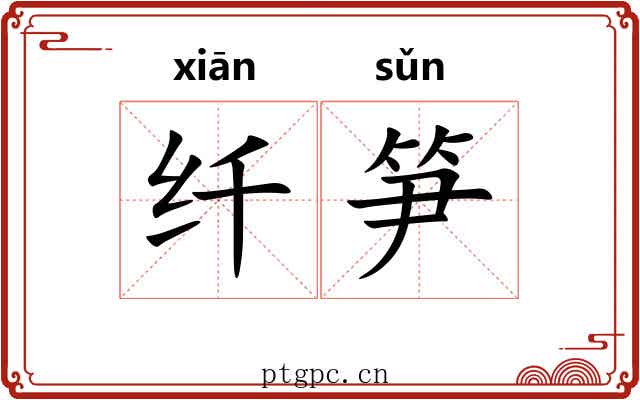 纤笋