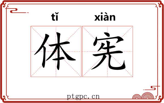 体宪