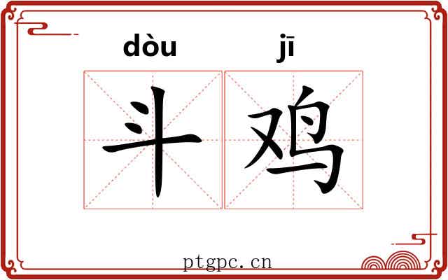 斗鸡 斗鸡