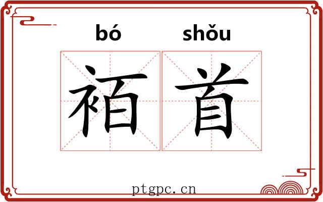 袹首