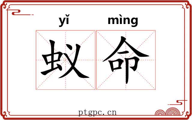 蚁命 蚁命